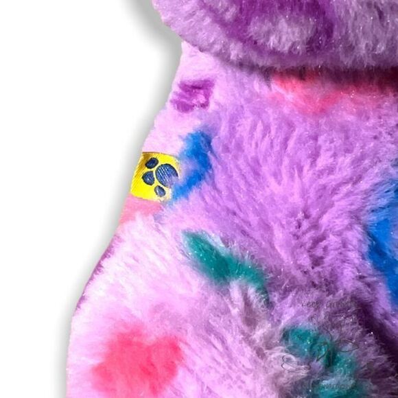 Build-A-Bear 2011 Peace Sign Purple Teddy Bear - 15" Plush Toy - Picture 4 of 8